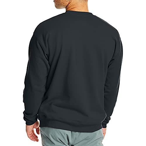 Hanes Men's EcoSmart Fleece Pullover Crewneck Sweatshirt, Pack of 1 or 2