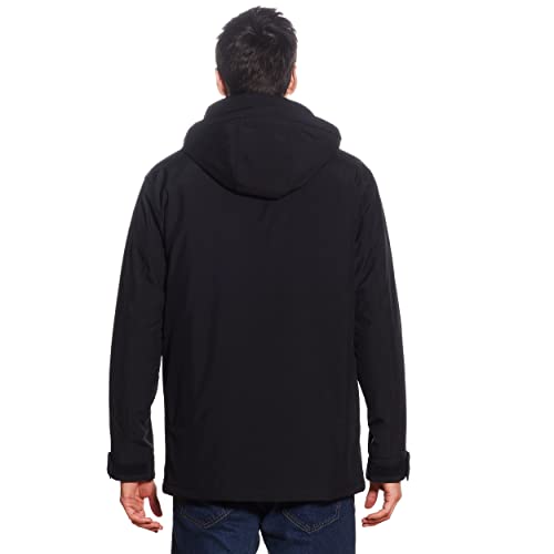 Men's Weatherproof Winter Coat with Fleece Bib